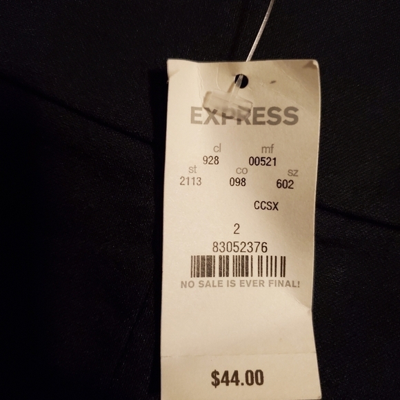 Express Black Lace Trimmed Mini Skirt - Picture 5 of 6